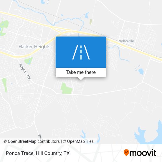 Mapa de Ponca Trace
