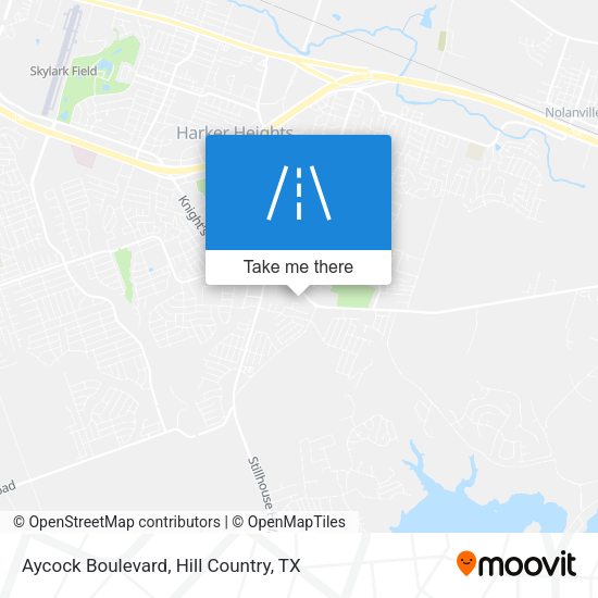 Aycock Boulevard map