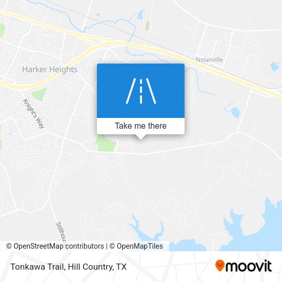 Mapa de Tonkawa Trail