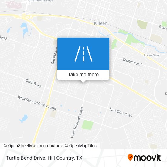 Turtle Bend Drive map