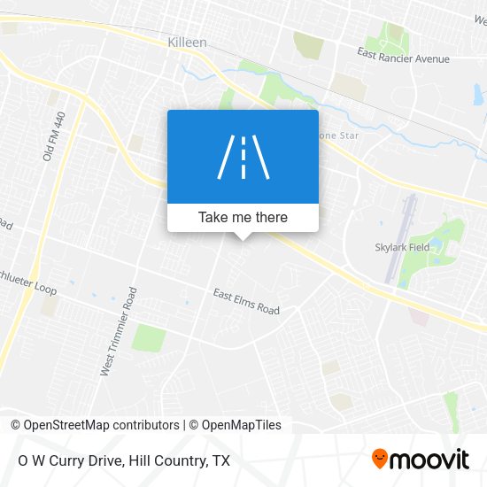 O W Curry Drive map