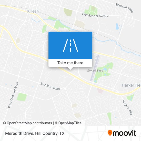 Mapa de Meredith Drive