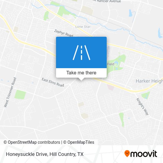 Mapa de Honeysuckle Drive