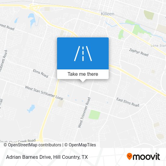 Adrian Barnes Drive map