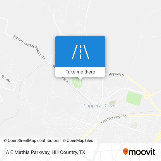 A E Mathis Parkway map