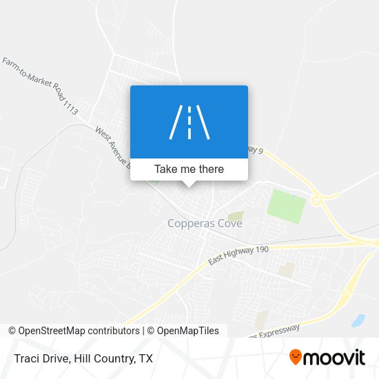 Mapa de Traci Drive