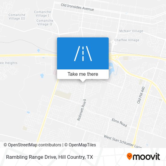 Rambling Range Drive map