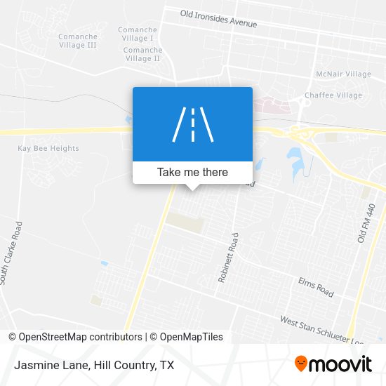 Mapa de Jasmine Lane