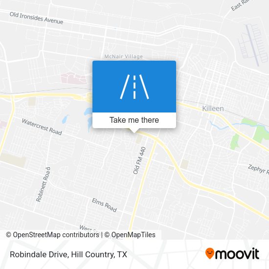 Mapa de Robindale Drive