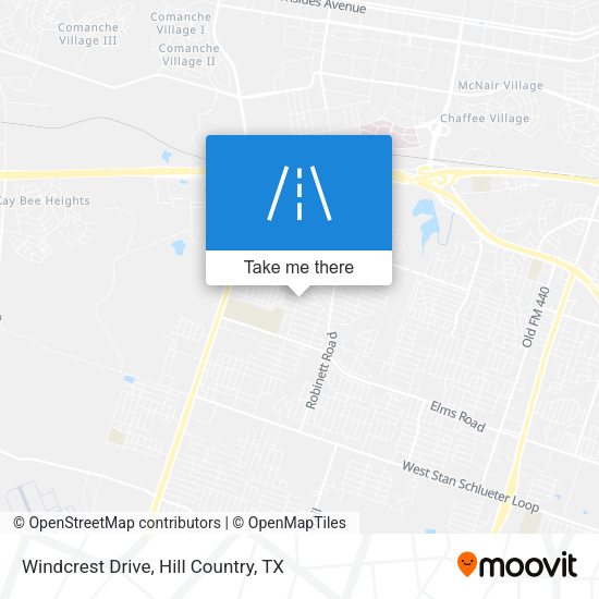 Mapa de Windcrest Drive