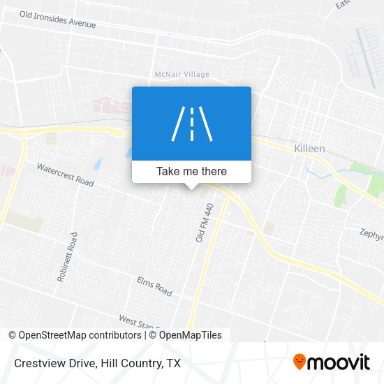 Mapa de Crestview Drive