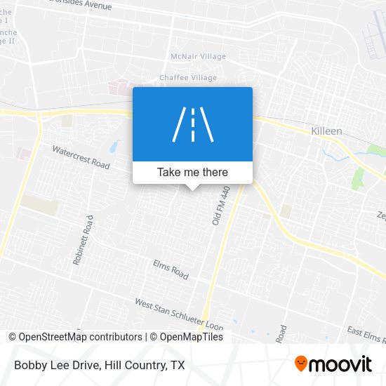 Mapa de Bobby Lee Drive