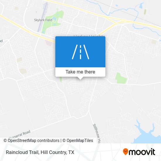 Raincloud Trail map