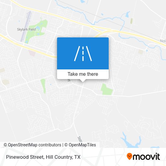 Pinewood Street map