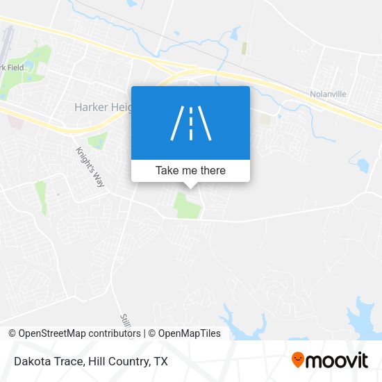 Mapa de Dakota Trace