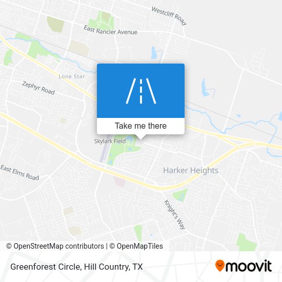 Mapa de Greenforest Circle
