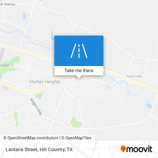 Lantana Street map