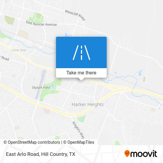 East Arlo Road map