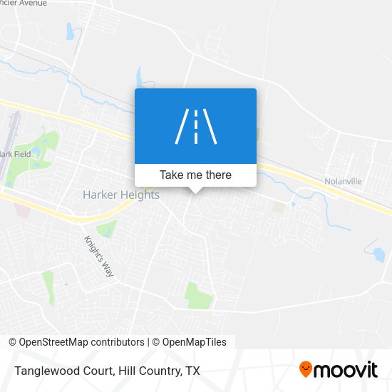 Mapa de Tanglewood Court
