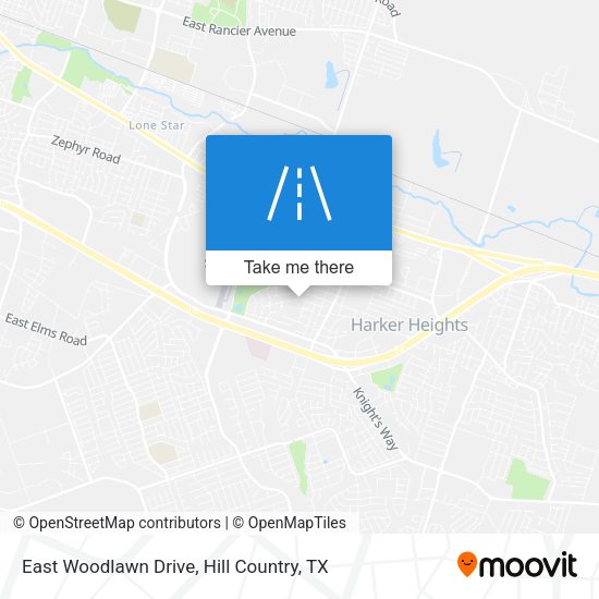 East Woodlawn Drive map