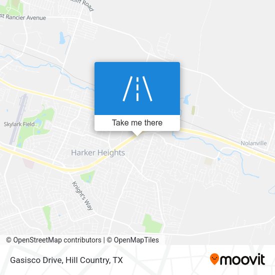 Mapa de Gasisco Drive