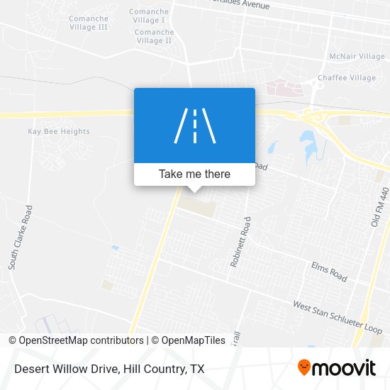 Desert Willow Drive map