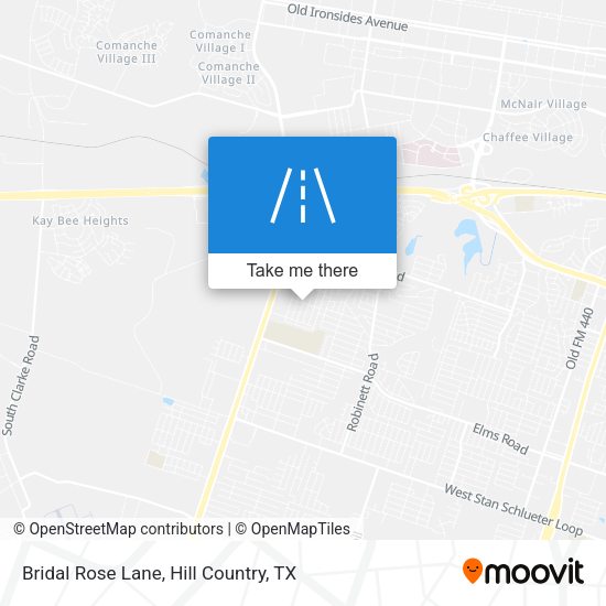 Mapa de Bridal Rose Lane