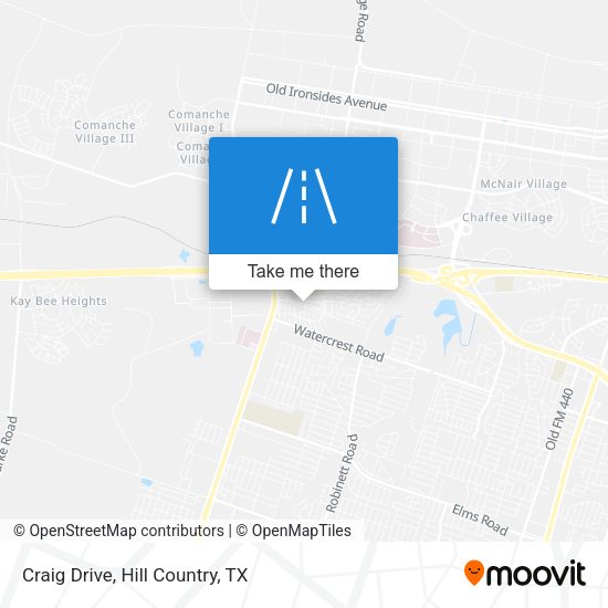 Craig Drive map