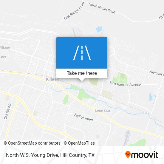Mapa de North W.S. Young Drive