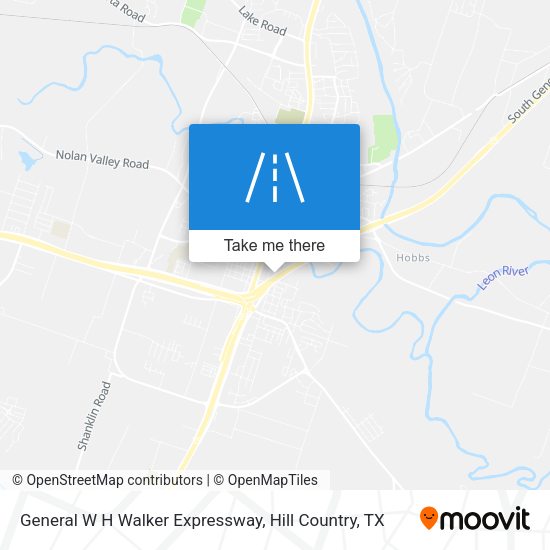 Mapa de General W H Walker Expressway