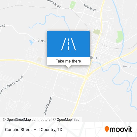 Mapa de Concho Street