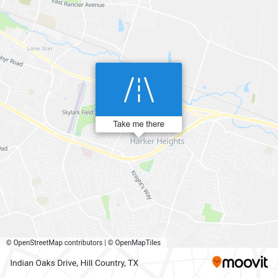 Indian Oaks Drive map