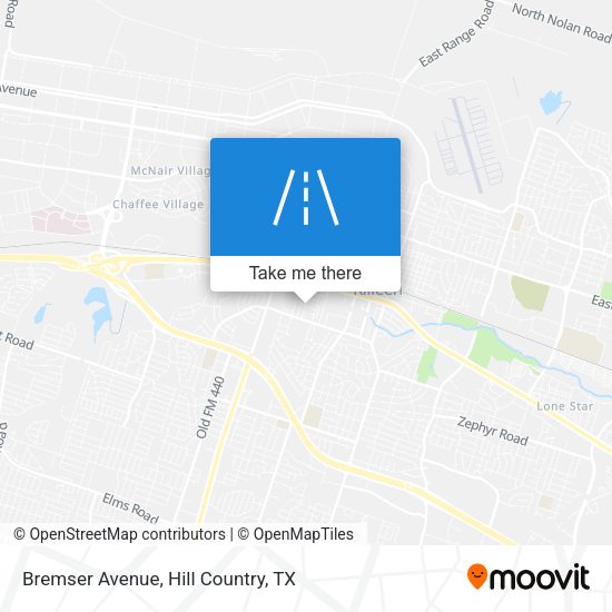 Bremser Avenue map
