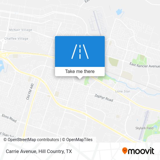 Mapa de Carrie Avenue