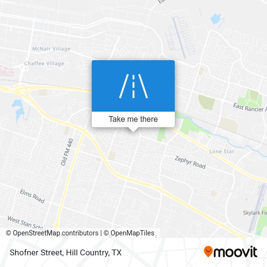 Mapa de Shofner Street