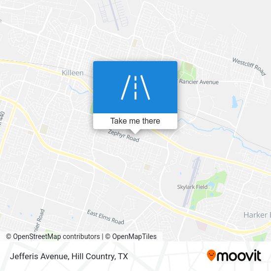 Jefferis Avenue map