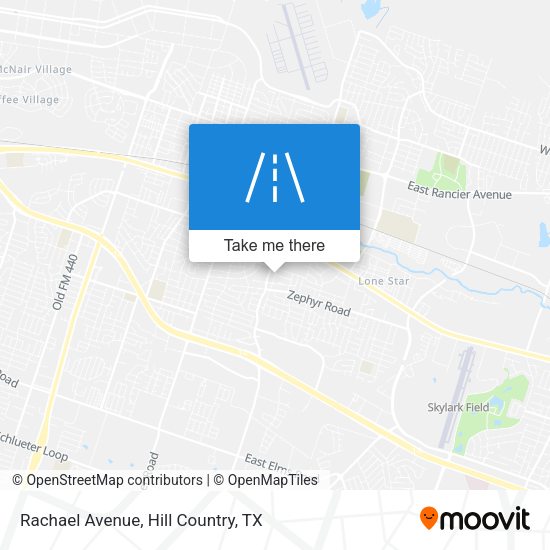 Mapa de Rachael Avenue