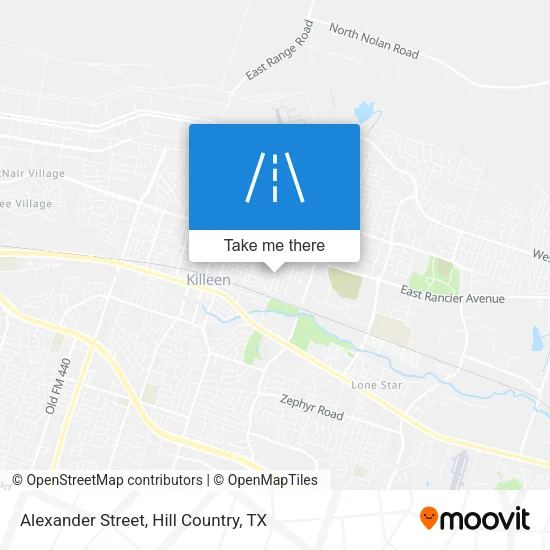 Alexander Street map