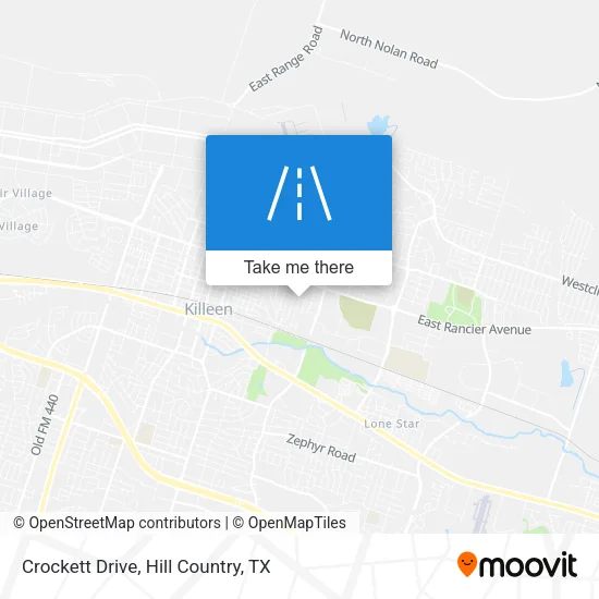 Crockett Drive map