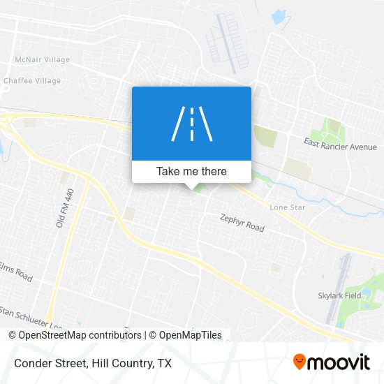 Mapa de Conder Street