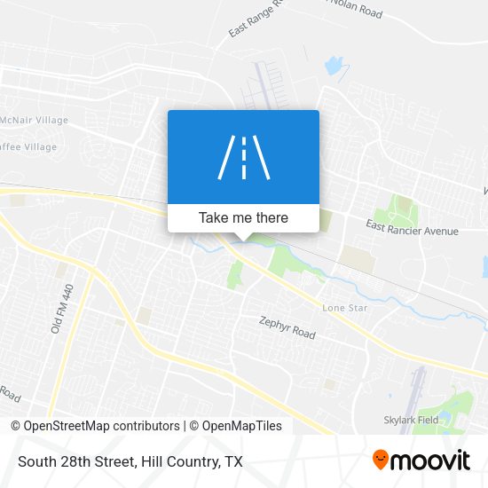 Mapa de South 28th Street