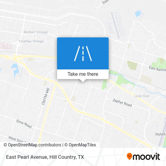 Mapa de East Pearl Avenue