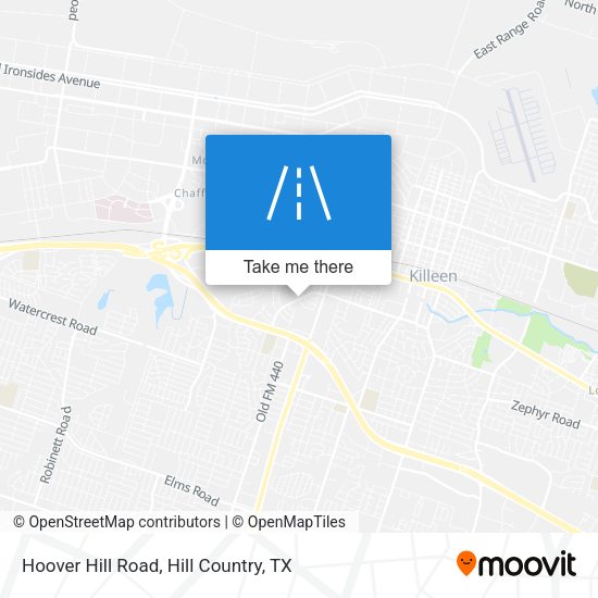 Hoover Hill Road map