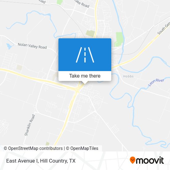 East Avenue I map