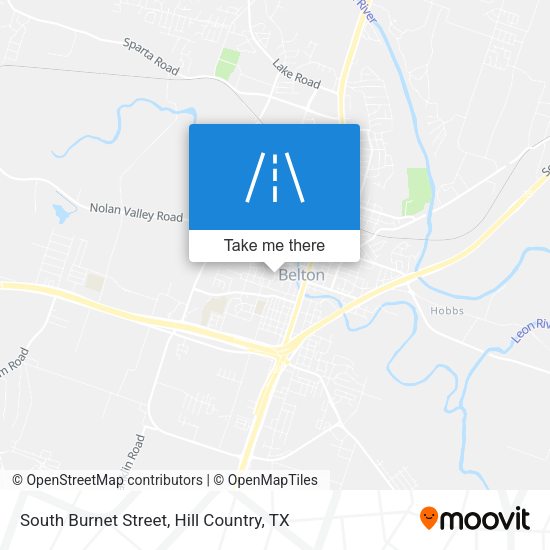 South Burnet Street map