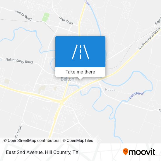 Mapa de East 2nd Avenue