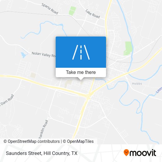 Mapa de Saunders Street