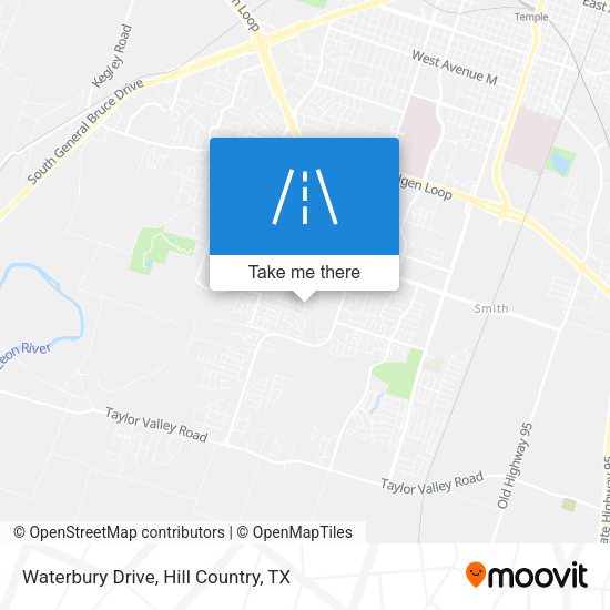 Mapa de Waterbury Drive