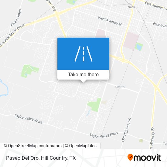 Paseo Del Oro map