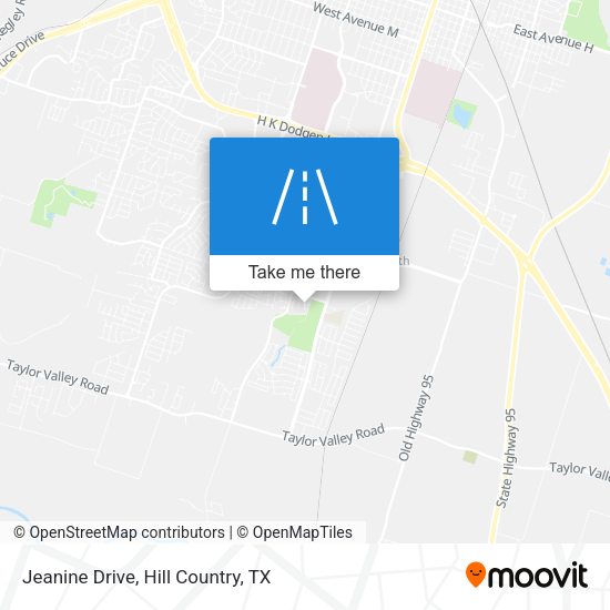 Jeanine Drive map